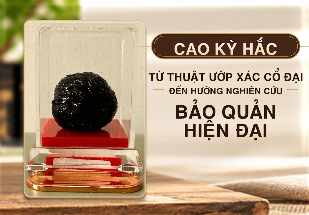 Cao Kỳ Hắc và Cao Kỳ Bạch - từ thuật ướp xác cổ đại đến hướng nghiên cứu bảo quản hiện đại
