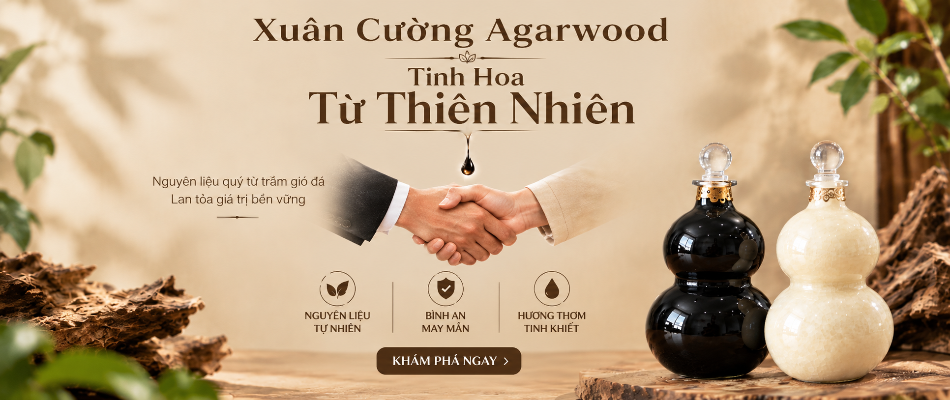 Trầm gió đá tự nhiên lâu năm - nguồn nguyên liệu của Cao Kỳ Hắc và Cao Kỳ Bạch